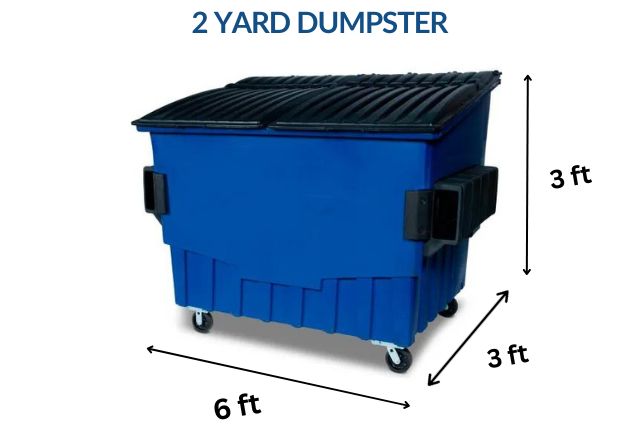 2 Yard dumpster rental
