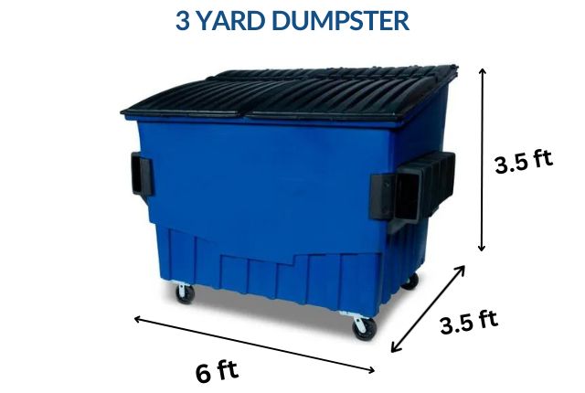3 Yard dumpster rental