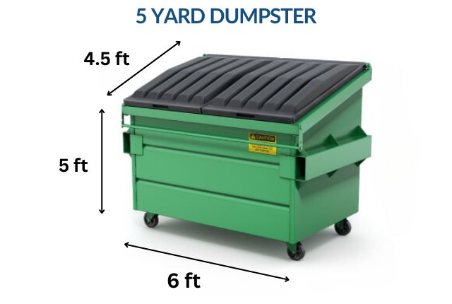 5 Yard dumpster rental