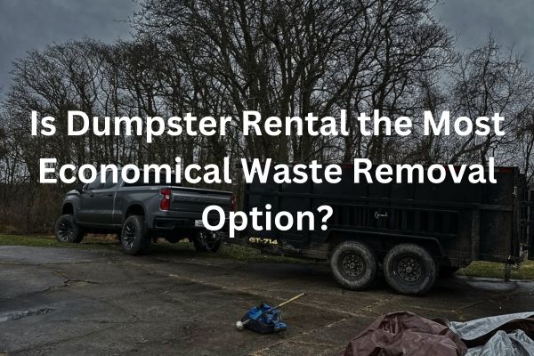 Dumpster rental vs junk removal